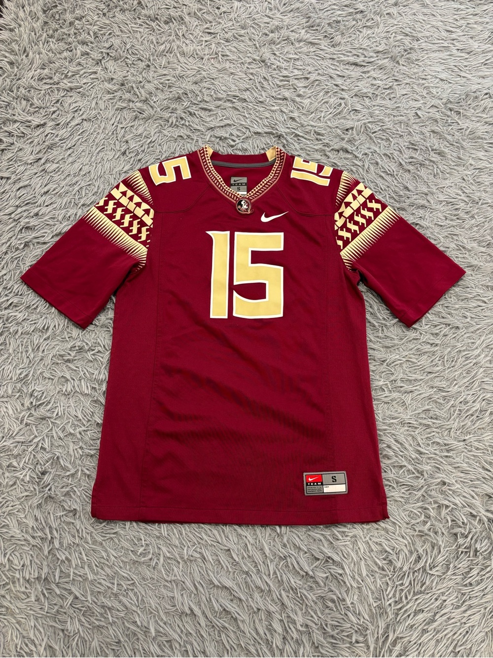 FSU Florida State Seminoles Nike Jersey #15 Men’s Small Adult Football College